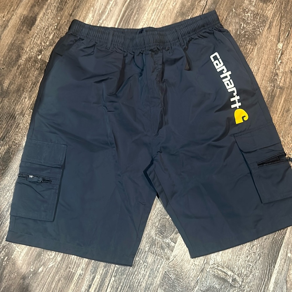 Men’s zipper pocket hiking athletic running shorts